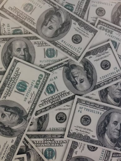 $100 bills