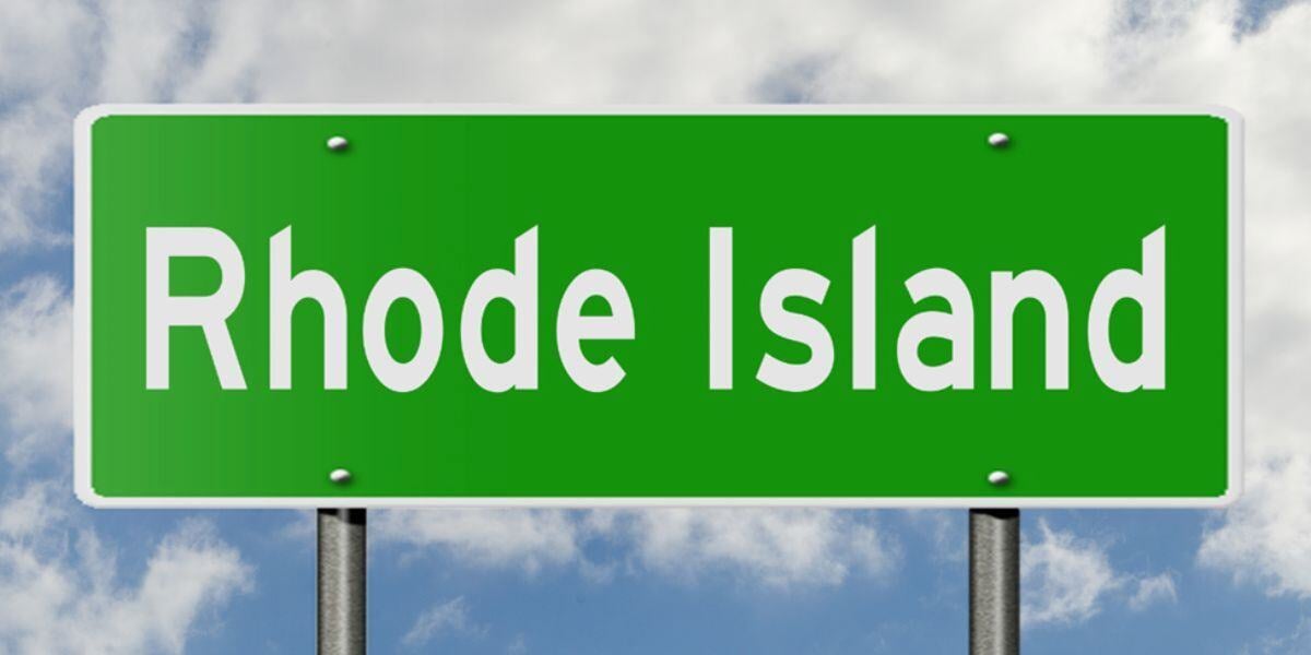 Street Sign for Rhode Island