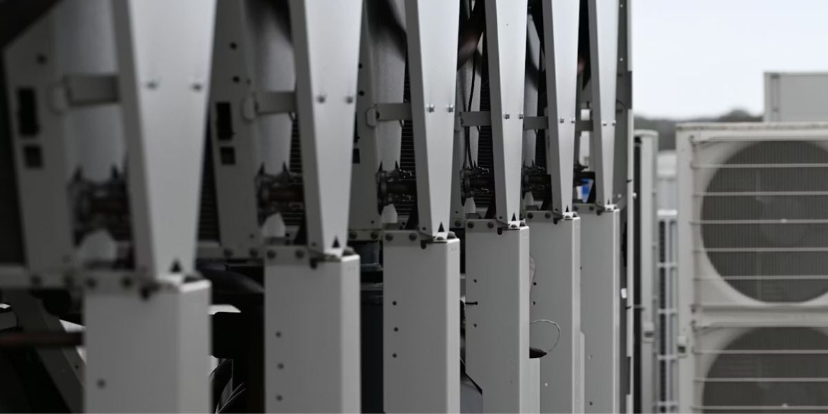 Large HVAC system for a commercial building