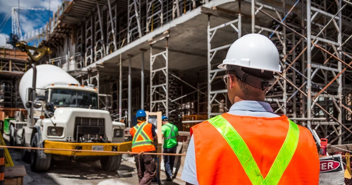 Construction Site with workers