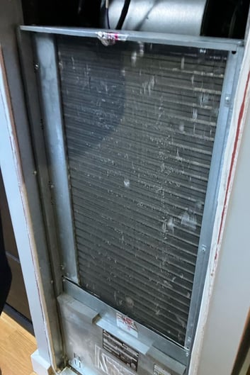 HVAC evaporator coil