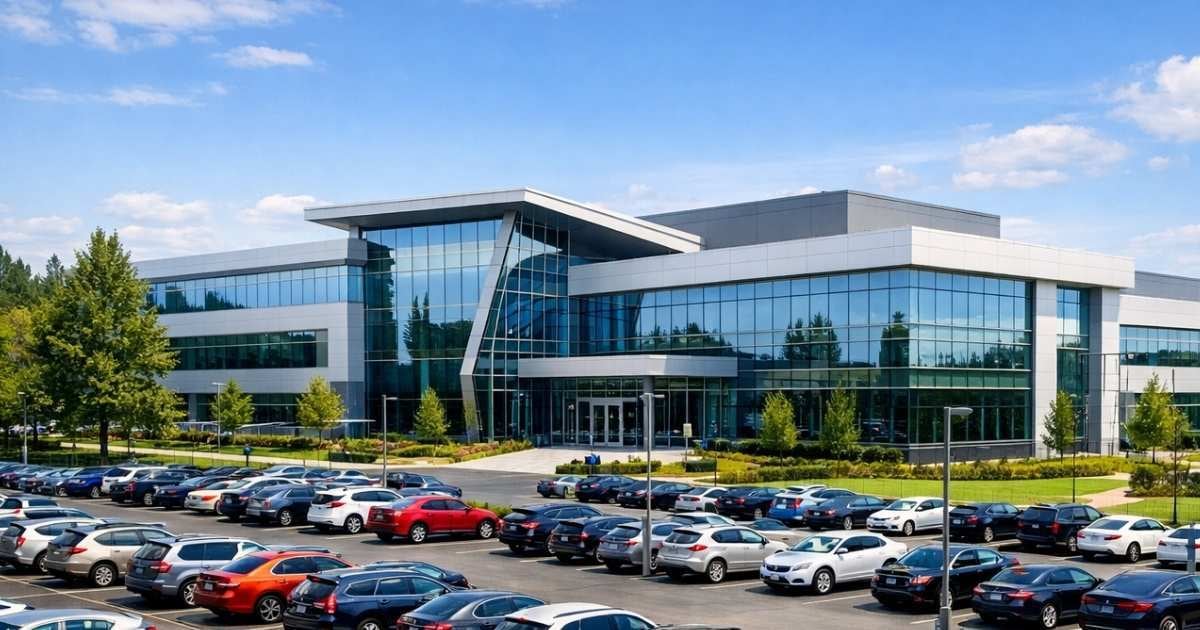 A newly constructed building that needs preventive maintenance to stay efficient