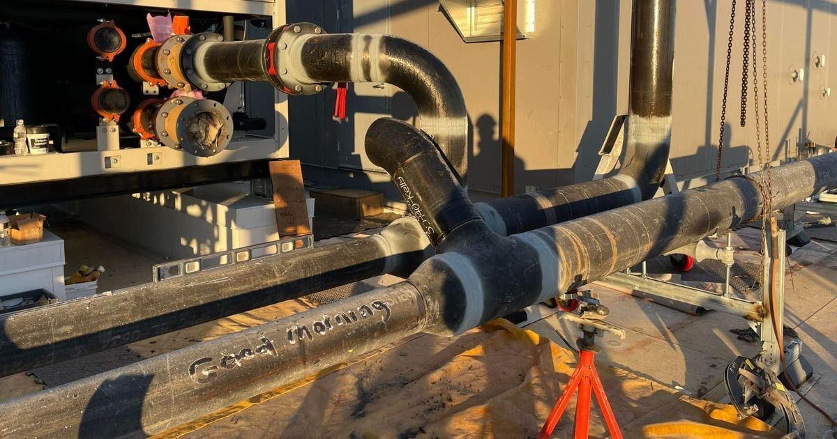 Pipes at a job