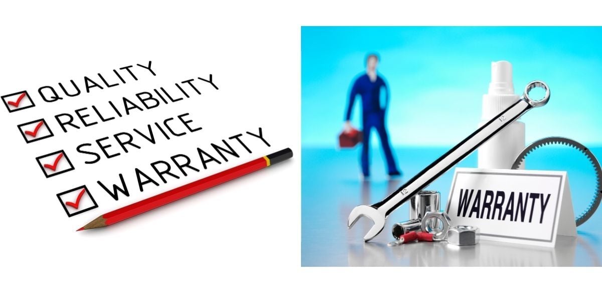 Representing a warranty - quatlity, reliability, service warranty