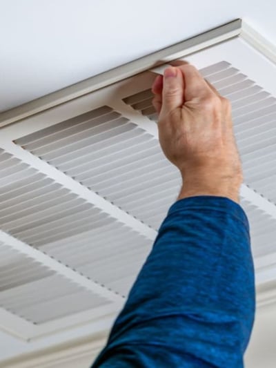 Tech looking at Vent