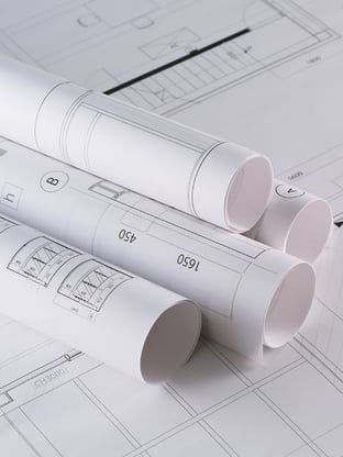 HVAC construction plans representing a poor design that could cause potential issues