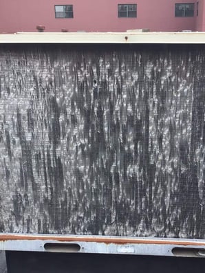 Dirty HVAC filter that could cause energy bills to spike