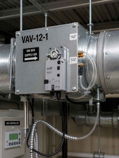 Commercial HVAC VAV system