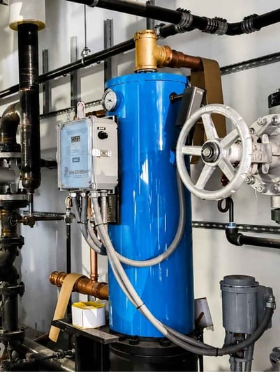 Commercial building hot water heater