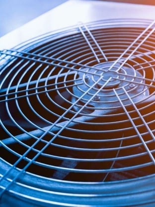 HVAC unit fan representing parts of a system that need to be cleaned and taken care of with preventative maintenance